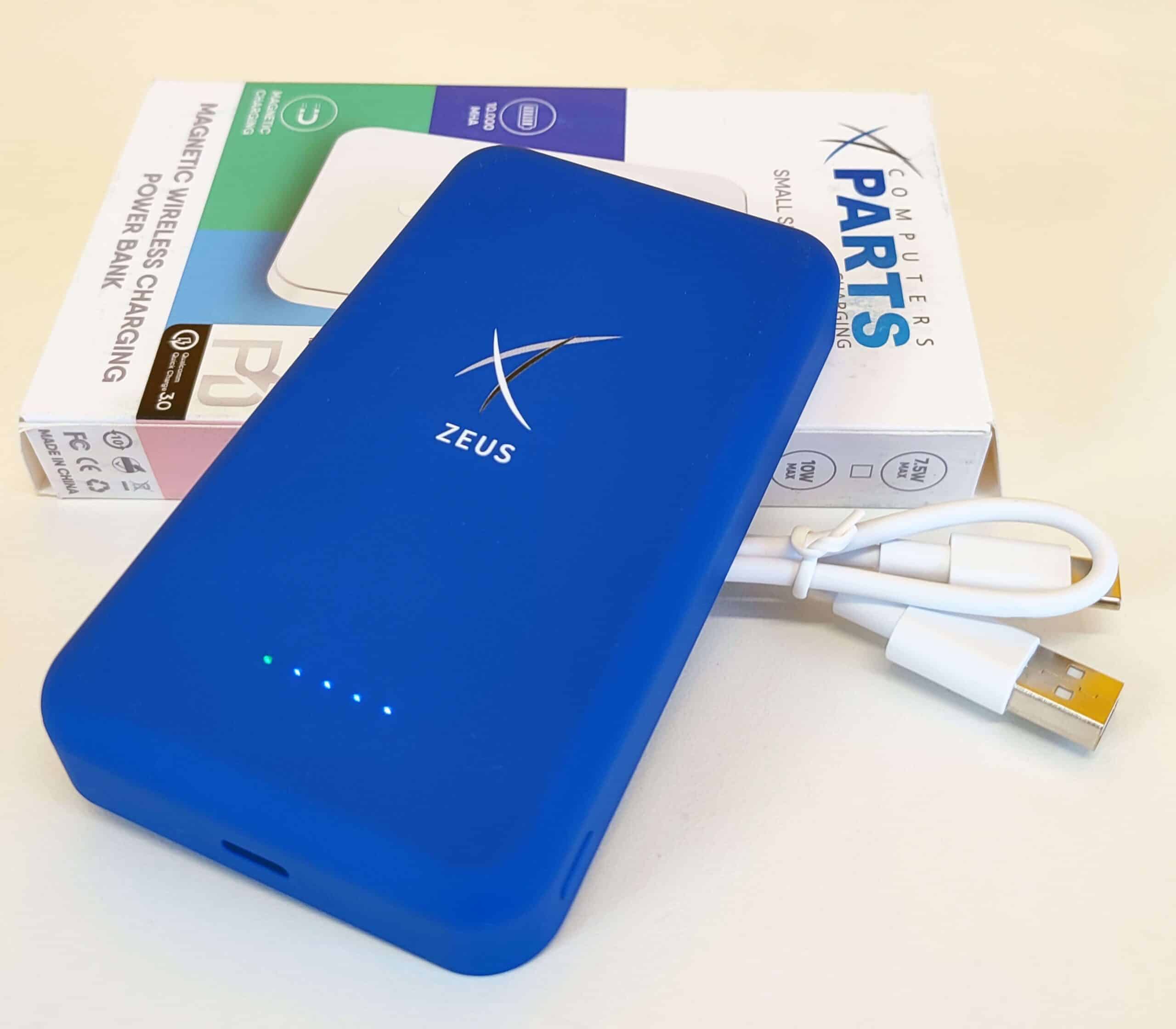 Zeus Power Bank MagSafe 10.000 mAh Ricarica Wireless Qualcomm Quick Charge 3.0 Compatibile con Iphone Samsung Xiaomi Huawei Zeus Power Bank MagSafe 10.000 mAh Ricarica Wireless Qualcomm Quick Charge 3.0 Compatibile con Iphone Samsung Xiaomi Huawei